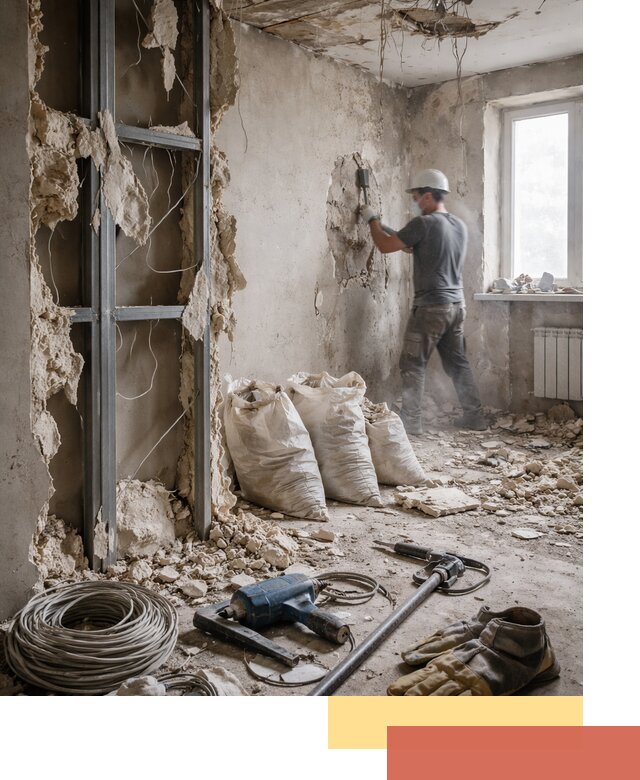 Профессиональный демонтаж зданий и конструкций в Уссурийске