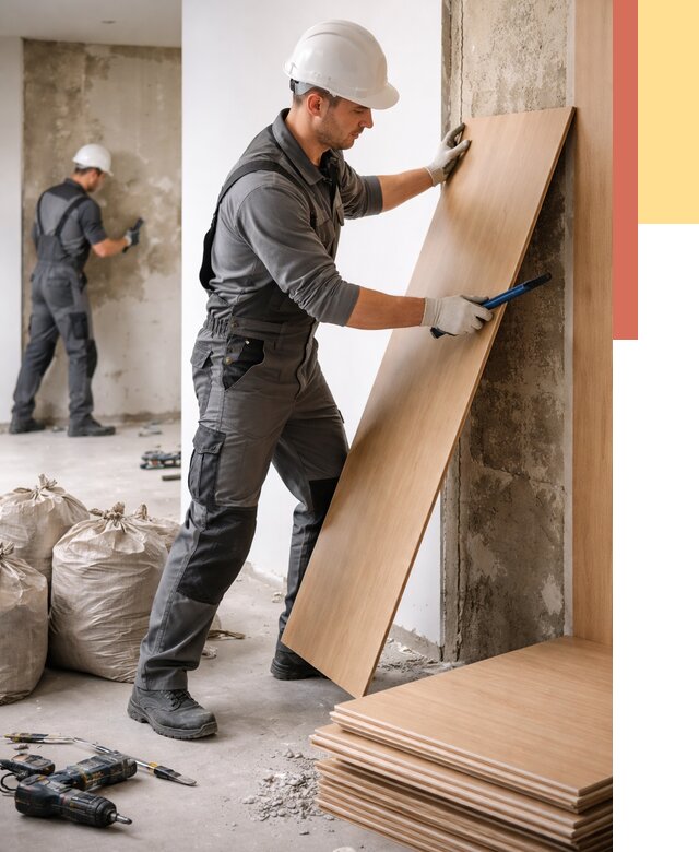 Демонтаж стеновых панелей в Уссурийске от 3609 руб. за м² быстро и недорого | ОТДЕЛОЧНИК-Сср