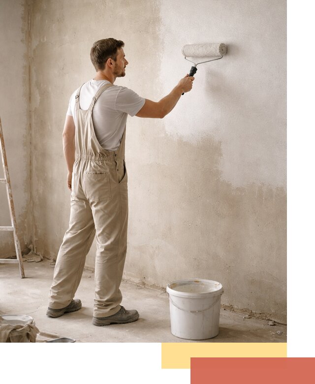 Грунтовка стен под отделку в Уссурийске профессиональным раствором