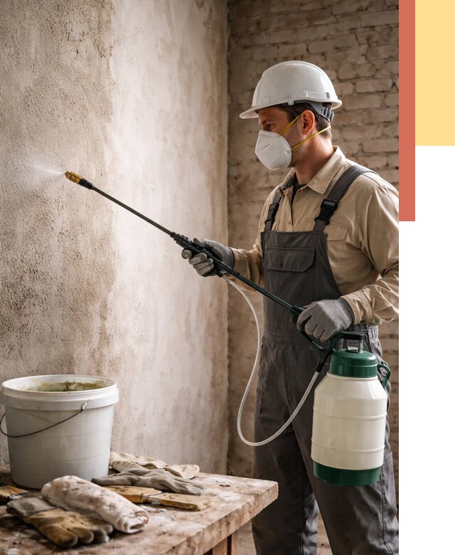 Антисептическая обработка стен в Уссурийске от 1237 руб. — быстро и недорого | ОТДЕЛОЧНИК-Сср