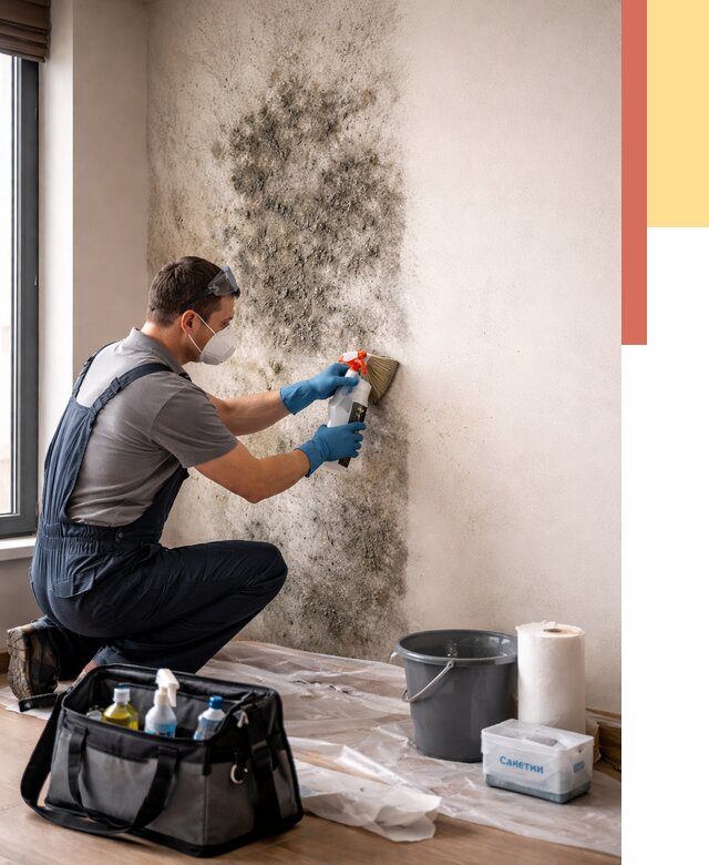 Удаление плесени со стен в Уссурийске от 2217 руб. — быстро и недорого | ОТДЕЛОЧНИК-Сср