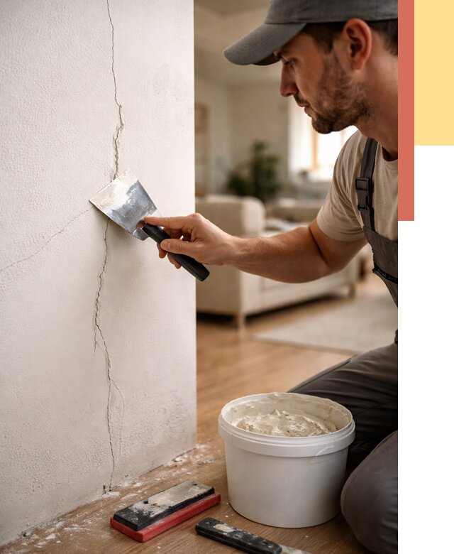 Заделка трещин и сколов в Уссурийске от 2526 руб. — быстро и недорого | ОТДЕЛОЧНИК-Сср