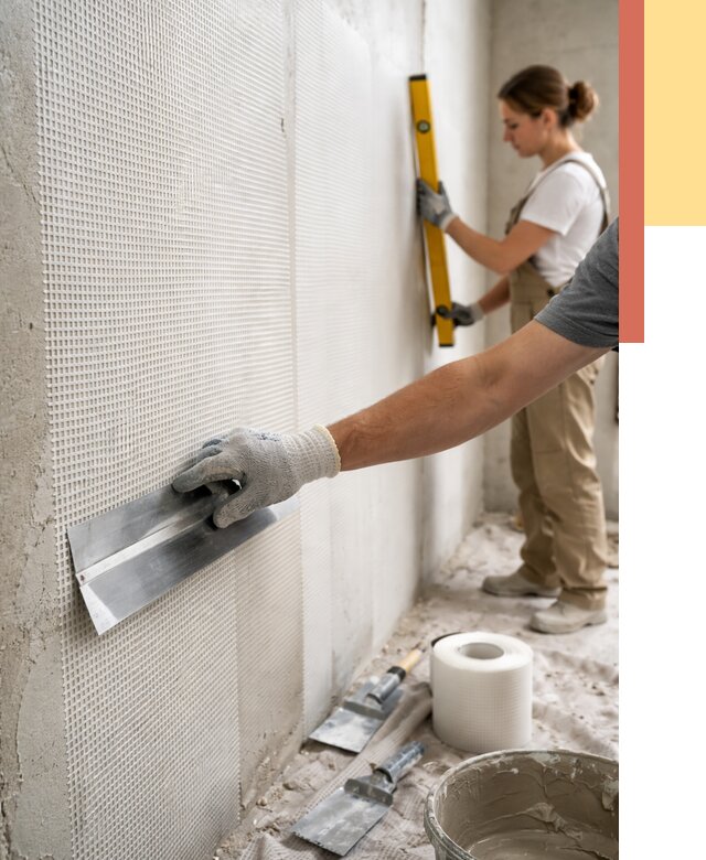 Армирование стен стеклосеткой в Уссурийске от 3299 руб. под ключ | ОТДЕЛОЧНИК-Сср