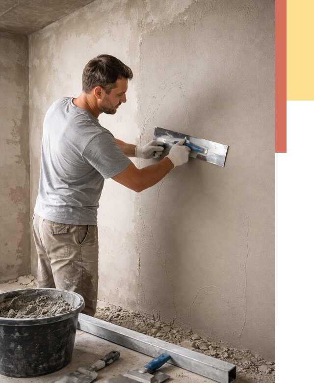 Штукатурка стен без маяков в Уссурийске от 7423 руб/м2 — услуги и цена | ОТДЕЛОЧНИК-Сср