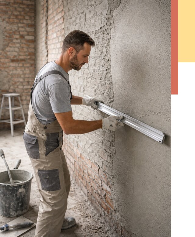 Штукатурка кирпичных стен в Уссурийске от 4640 руб/м2 — быстро и недорого | ОТДЕЛОЧНИК-Сср