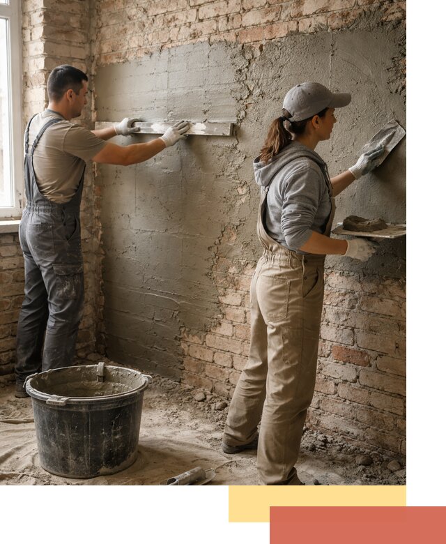 Штукатурка кирпичных стен в Уссурийске — качественно и надежно