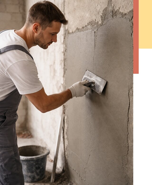 Штукатурка стен под плитку в Уссурийске от 4330 руб./м2 — выравнивание под плитку | ОТДЕЛОЧНИК-Сср