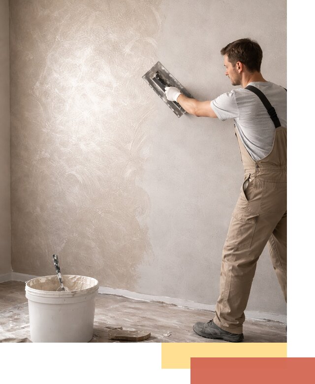 Декоративная штукатурка «Мокрый шелк» под ключ в Уссурийске