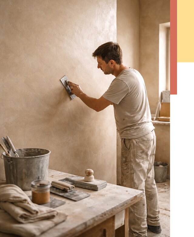 Марокканская штукатурка таделакт в Уссурийске под ключ от 4330 руб. | ОТДЕЛОЧНИК-Сср