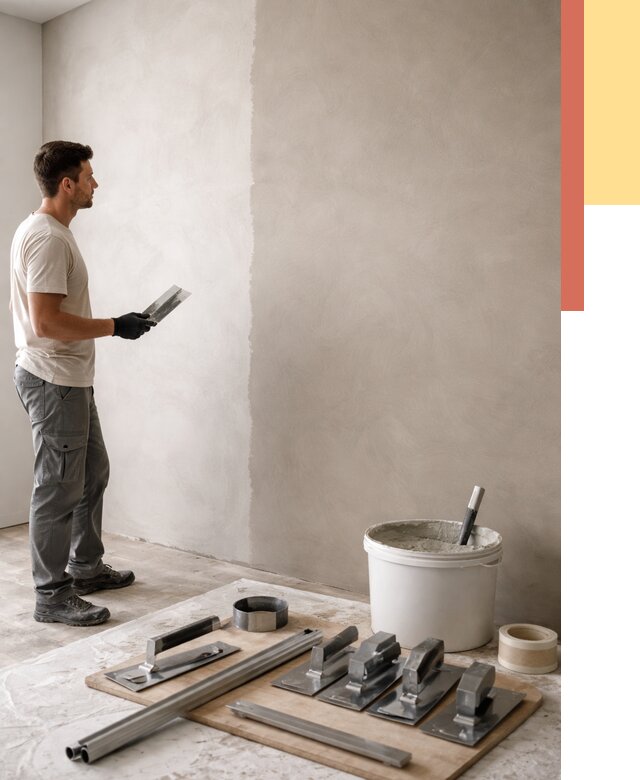 Нанесение микроцемента на стены в Уссурийске от 3299 руб./м2 под ключ | ОТДЕЛОЧНИК-Сср