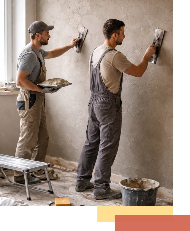 Ремонт декоративной штукатурки и восстановление фактуры в Уссурийске