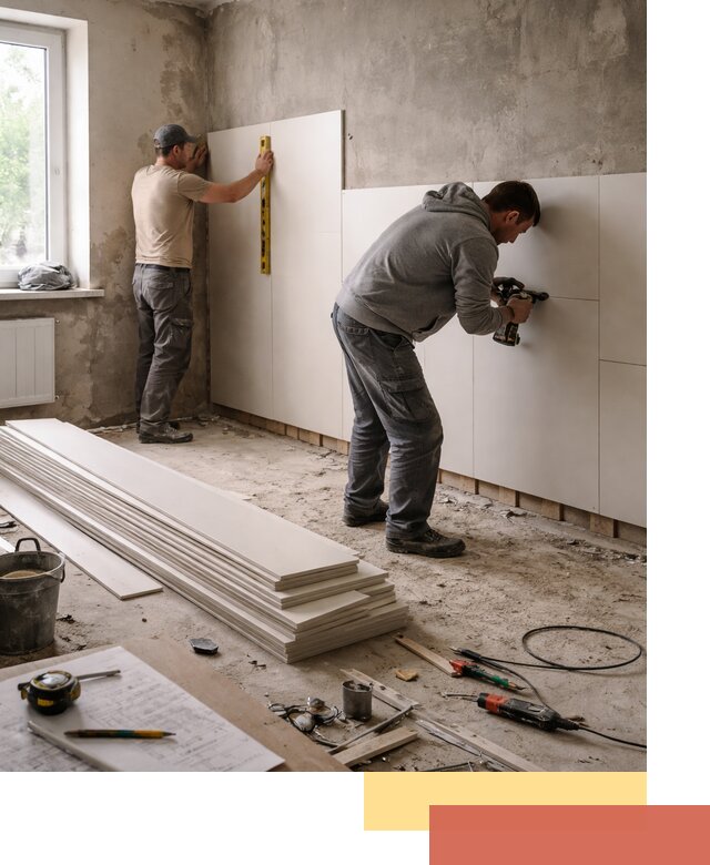 Монтаж ПВХ панелей на стены в Уссурийске качественно и быстро