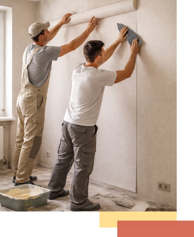 Поклейка виниловых обоев в Уссурийске профессионально и качественно