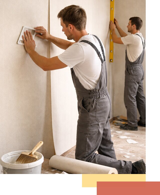 Поклейка бумажных обоев в Уссурийске качественно и недорого