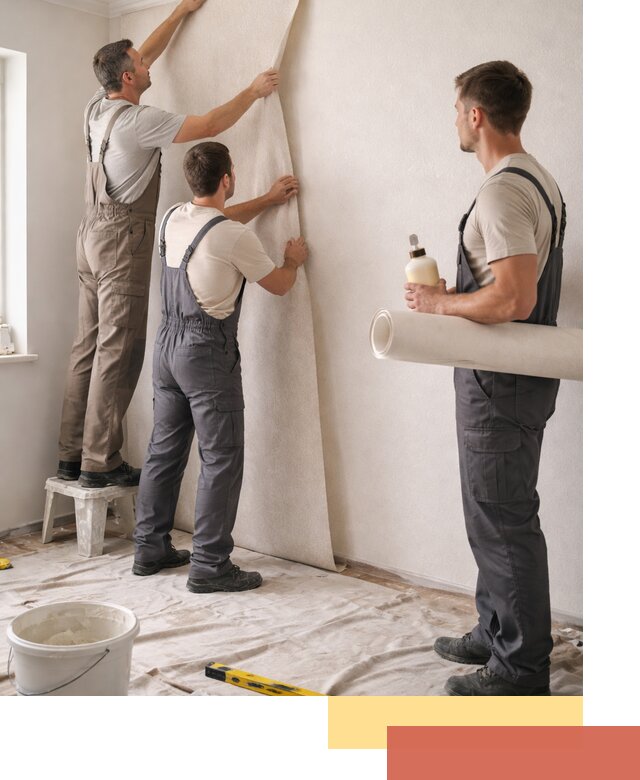 Оклейка стен обоями в Уссурийске — качественно и профессионально