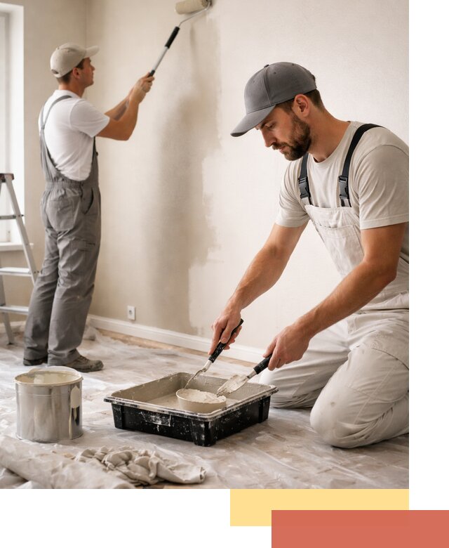 Покраска стен в квартире в Уссурийске — профессионально и аккуратно