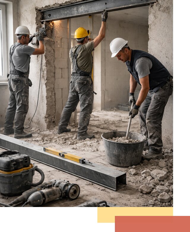 Создание проемов в стенах и несущих конструкциях в Уссурийске