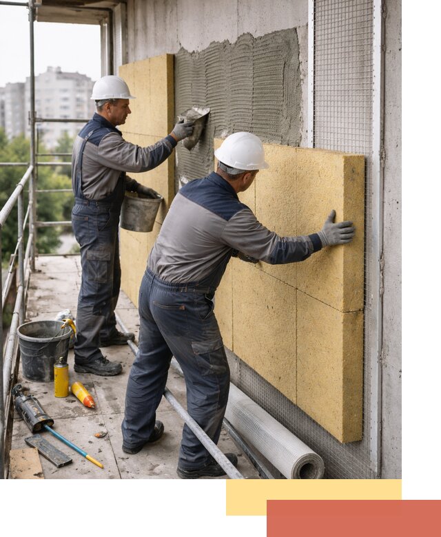 Утепление стен зданий и домов в Уссурийске качественно и надежно