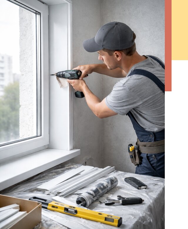 Установка пластиковых откосов в Уссурийске от 2320 руб. | ОТДЕЛОЧНИК-Сср монтаж, быстро и недорого