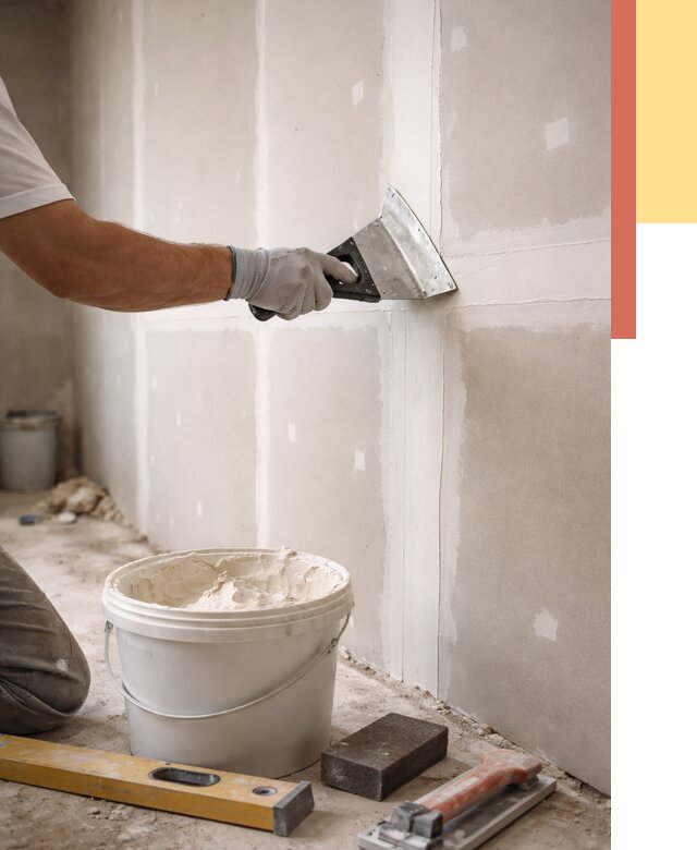 Шпаклевка перегородок из гипсокартона в Уссурийске от 2578 руб. — услуги ОТДЕЛОЧНИК-Сср