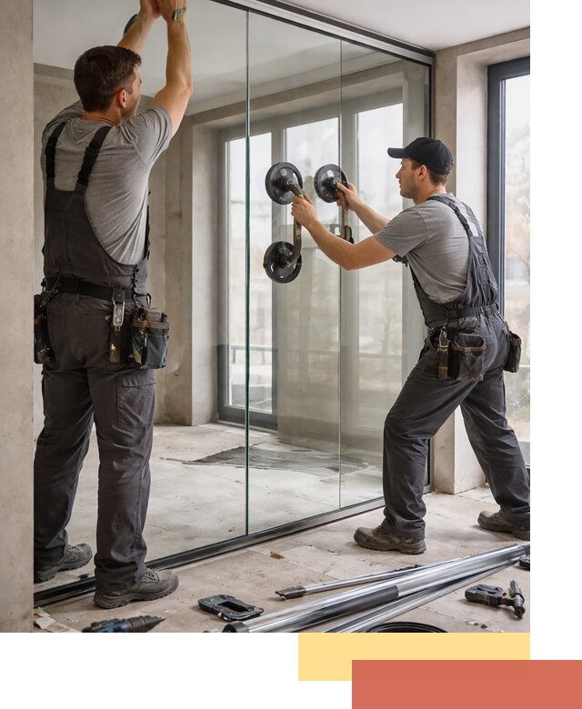 Цельностеклянные перегородки под ключ в Уссурийске