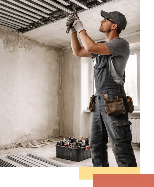 Демонтаж реечного потолка в Уссурийске быстро и аккуратно