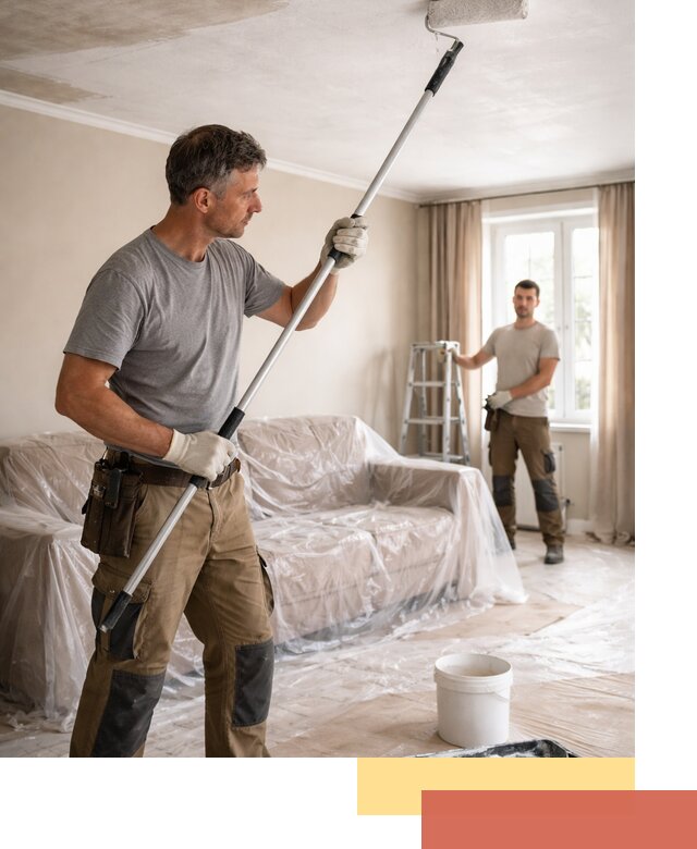 Грунтовка потолка в Уссурийске — подготовка под покраску и отделку