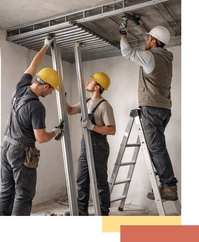 Монтаж реечного потолка под ключ в Уссурийске