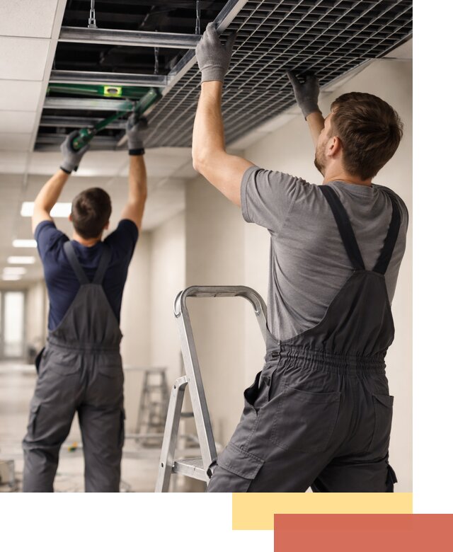 Монтаж потолка Грильято в Уссурийске: установка под ключ качественно