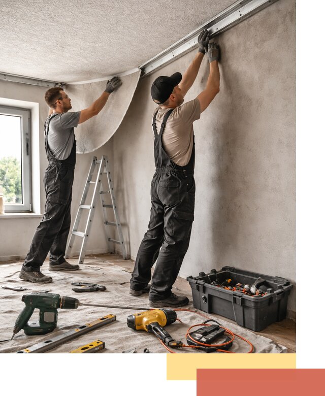 Монтаж фактурного натяжного потолка в Уссурийске качественно и быстро