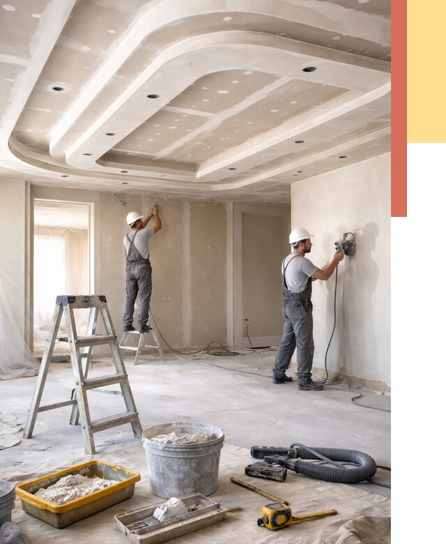 Многоуровневый потолок из гипсокартона в Уссурийске от 773 руб. под ключ | ОТДЕЛОЧНИК-Сср