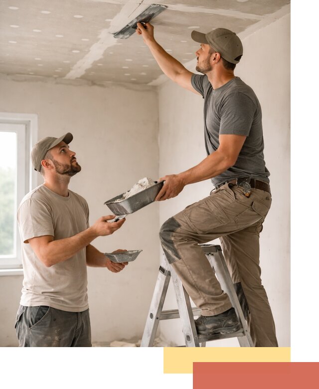 Шпаклевка потолка из гипсокартона в Уссурийске качественно и быстро