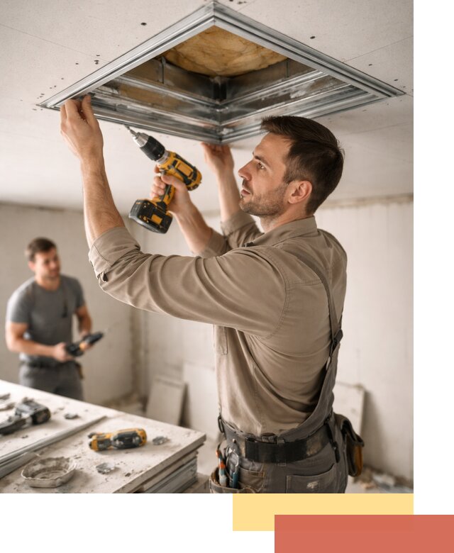 Монтаж люка в потолок из ГКЛ в Уссурийске