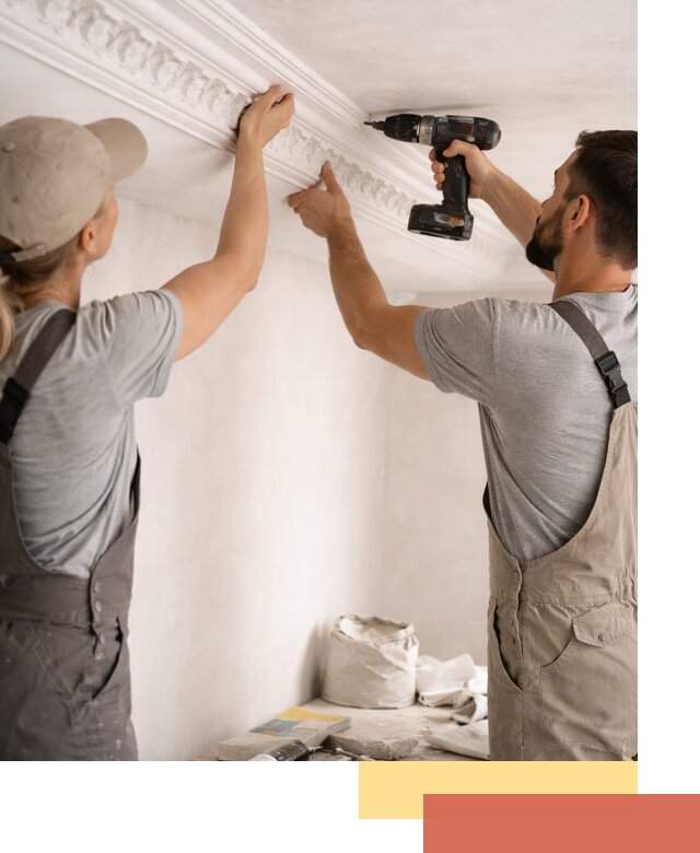 Профессиональный монтаж лепнины на потолок в Уссурийске