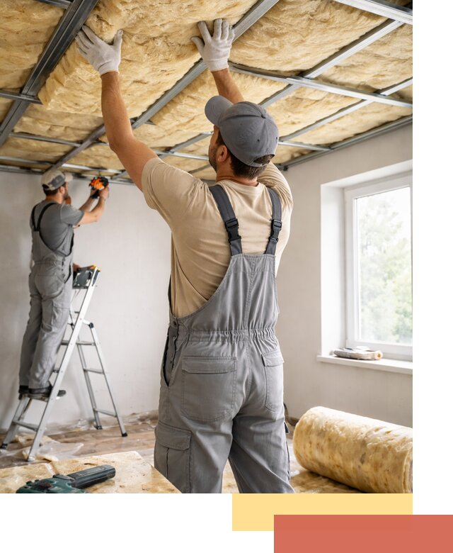 Утепление потолка под ключ в Уссурийске качественно и быстро