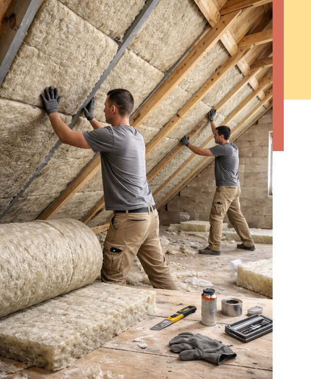 Утепление потолка минватой в Уссурийске от 1495 руб. — быстро и недорого | ОТДЕЛОЧНИК-Сср