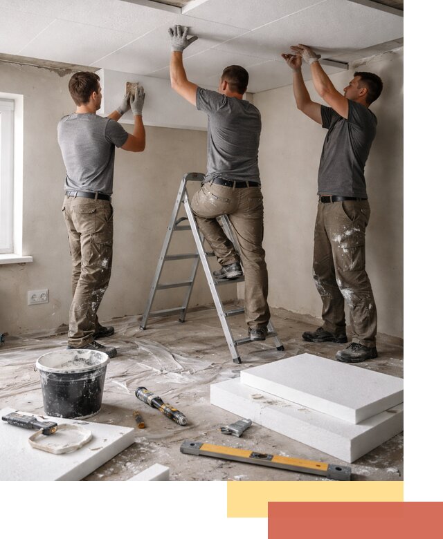 Утепление потолка пенопластом в Уссурийске быстро и качественно