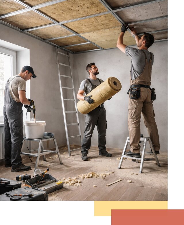 Шумоизоляция потолка в Уссурийске: профессиональный монтаж и отделка